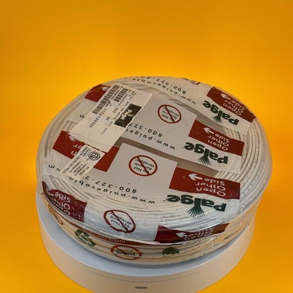 Paige Datacom 500ft Bulk Sound/Security Cable 22/4c Sol CM White - Picture 13 of 16